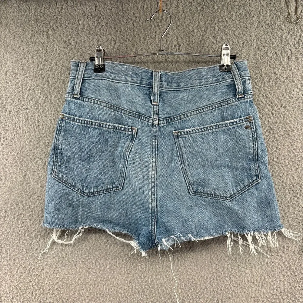 Madewell High-Rise Long Denim Shorts Size 26